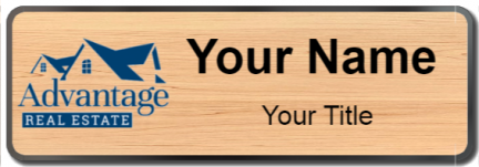 Custom name badges for Advantage Real Estate