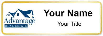 Custom name badges for Advantage Real Estate