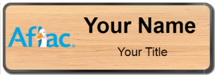 Custom name badges for Aflac
