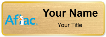 Custom name badges for Aflac