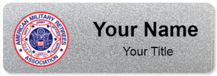 Custom name badges for American Military Retirees Association