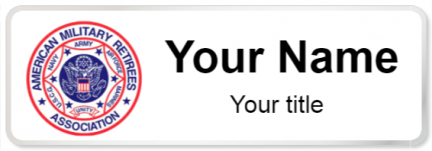 Custom name badges for American Military Retirees Association