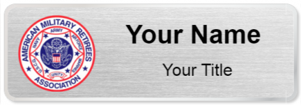 Custom name badges for American Military Retirees Association