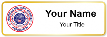 Custom name badges for American Military Retirees Association