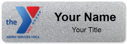 Custom name badges for Armed Services YMCA