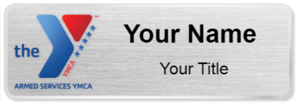 Custom name badges for Armed Services YMCA