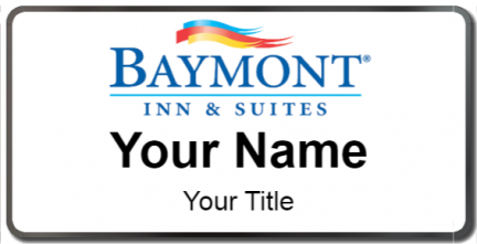 Custom name badges for Baymont Inn