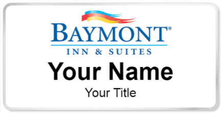 Custom name badges for Baymont Inn