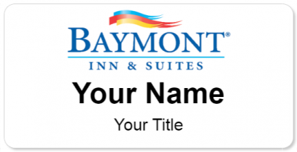Custom name badges for Baymont Inn
