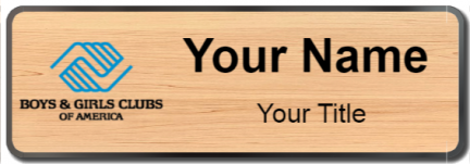 Custom name badges for Boys & Girls Clubs of America