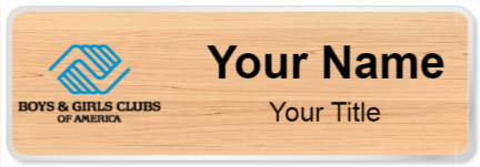 Custom name badges for Boys & Girls Clubs of America
