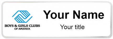 Custom name badges for Boys & Girls Clubs of America