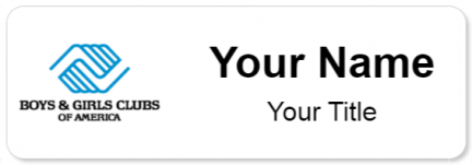 Custom name badges for Boys & Girls Clubs of America