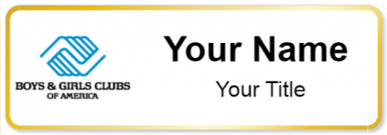 Custom name badges for Boys & Girls Clubs of America