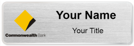 Custom name badges for Commonwealth Bank