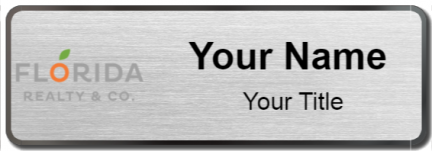 Custom name badges for Florida Realty & Co