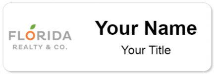 Custom name badges for Florida Realty & Co