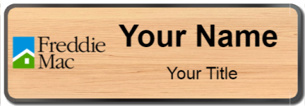 Custom name badges for Freddie Mac