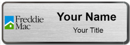 Custom name badges for Freddie Mac