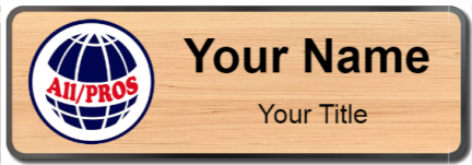 Custom name badges for All Pros Realty