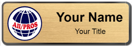 Custom name badges for All Pros Realty