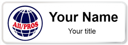 Custom name badges for All Pros Realty