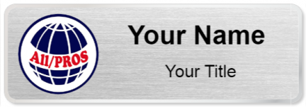 Custom name badges for All Pros Realty