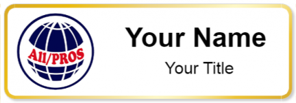 Custom name badges for All Pros Realty