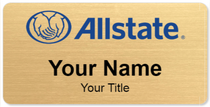 Custom name badges for Allstate