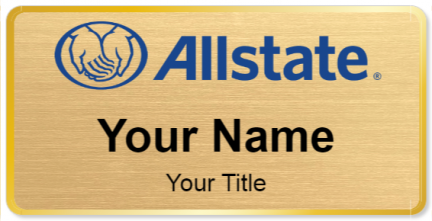 Custom name badges for Allstate