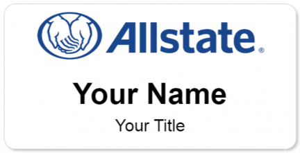 Custom name badges for Allstate
