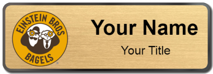 Custom name badges for Einstein Bros Bagels