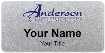 Custom name badges for Anderson Realty & Investments
