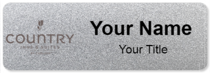 Custom name badges for Country Inn & Suites