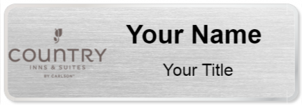 Custom name badges for Country Inn & Suites