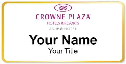 Custom name badges for Crowne Plaza Hotel & Resorts