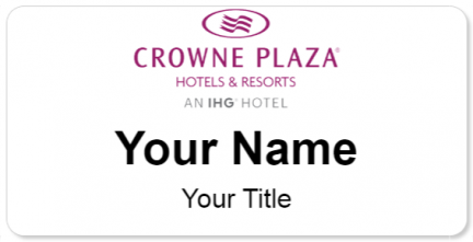 Custom name badges for Crowne Plaza Hotel & Resorts