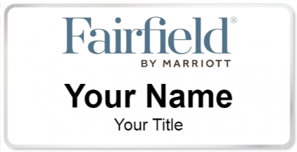 Custom name badges for Fairfield Inn & Suites