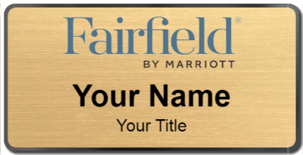 Custom name badges for Fairfield Inn & Suites