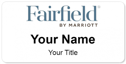 Custom name badges for Fairfield Inn & Suites