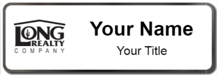 Custom name badges for Long Realty Company
