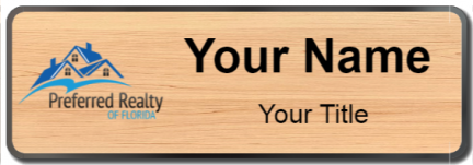 Custom name badges for Preferred Realty