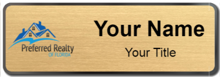 Custom name badges for Preferred Realty