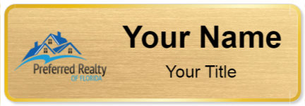 Custom name badges for Preferred Realty