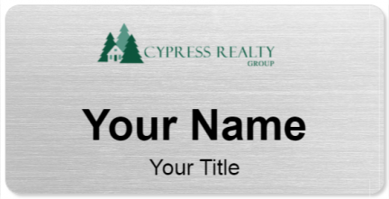 Custom name badges for Cypress Realty