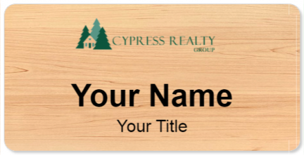 Custom name badges for Cypress Realty