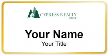 Custom name badges for Cypress Realty