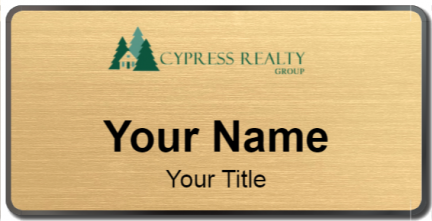 Custom name badges for Cypress Realty