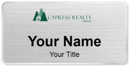 Custom name badges for Cypress Realty