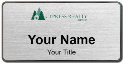 Custom name badges for Cypress Realty